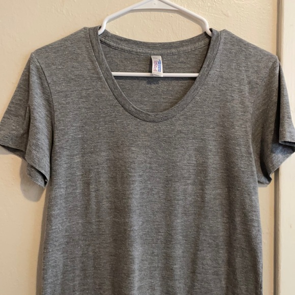 grey american apparel tri-blend short sleeve - Picture 2 of 2